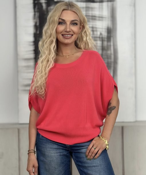 Koralinės spalvos palaidinė „ Rugsėjis ”