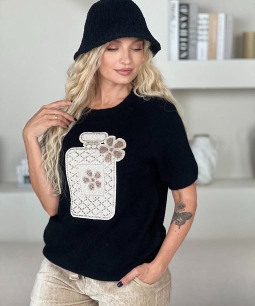 Alternative view of Kepurė, juoda