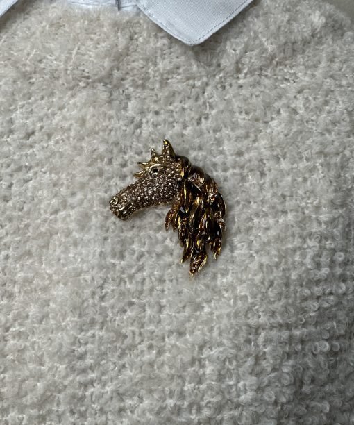 Alternative view of Segė "Žirgas" , aukso/karamelės spalva