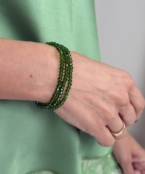 Apyrankė "Kristaliukai", tamsiai žalia