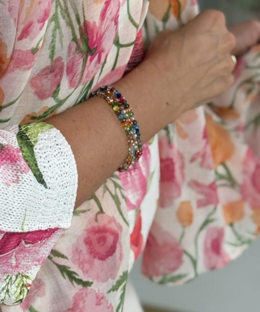 Apyrankė "Kristaliukai-saldainiukai", skaidrios spalvos